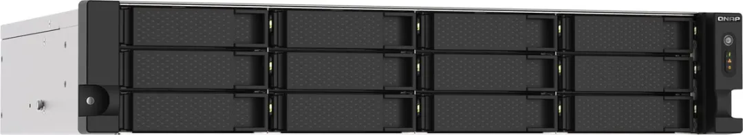 QNAP TS-1273AU-RP NAS-server - 8GB - Aluminium/Zwart