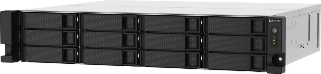 QNAP TS-1273AU-RP NAS-server - 8GB - Aluminium/Zwart