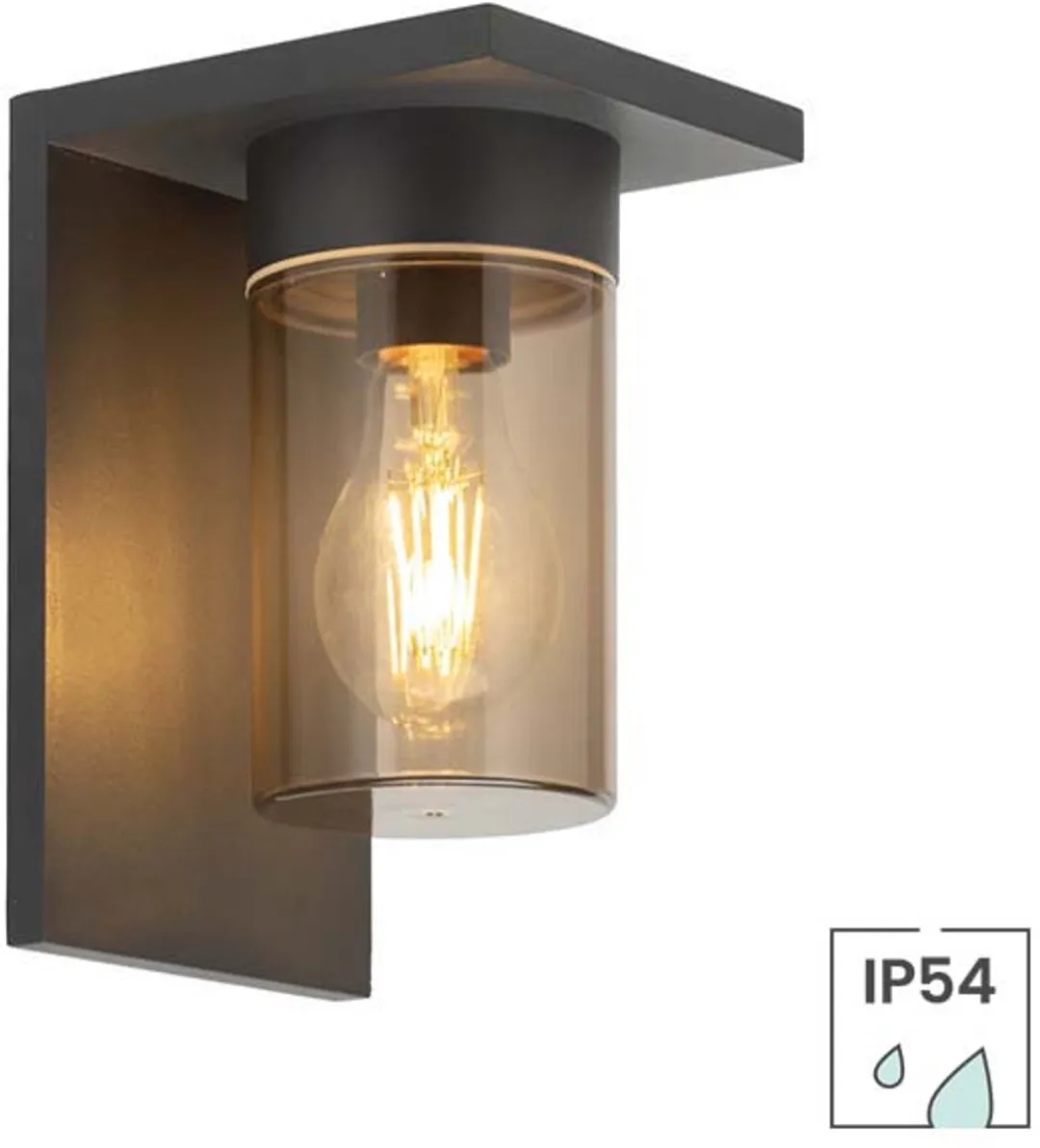 Lybardo - Buitenlamp - Wandlamp Buiten - Geschikt voor E27 Lamp