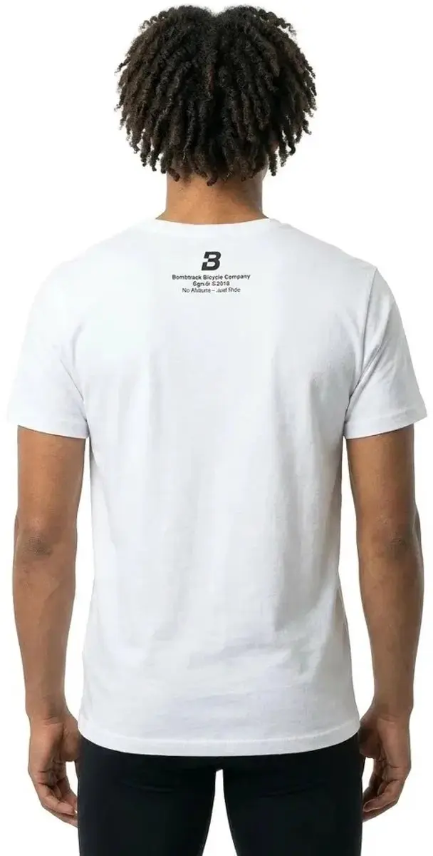 Bombtrack Logo T-shirt - Wit - afbeelding 3 van 6