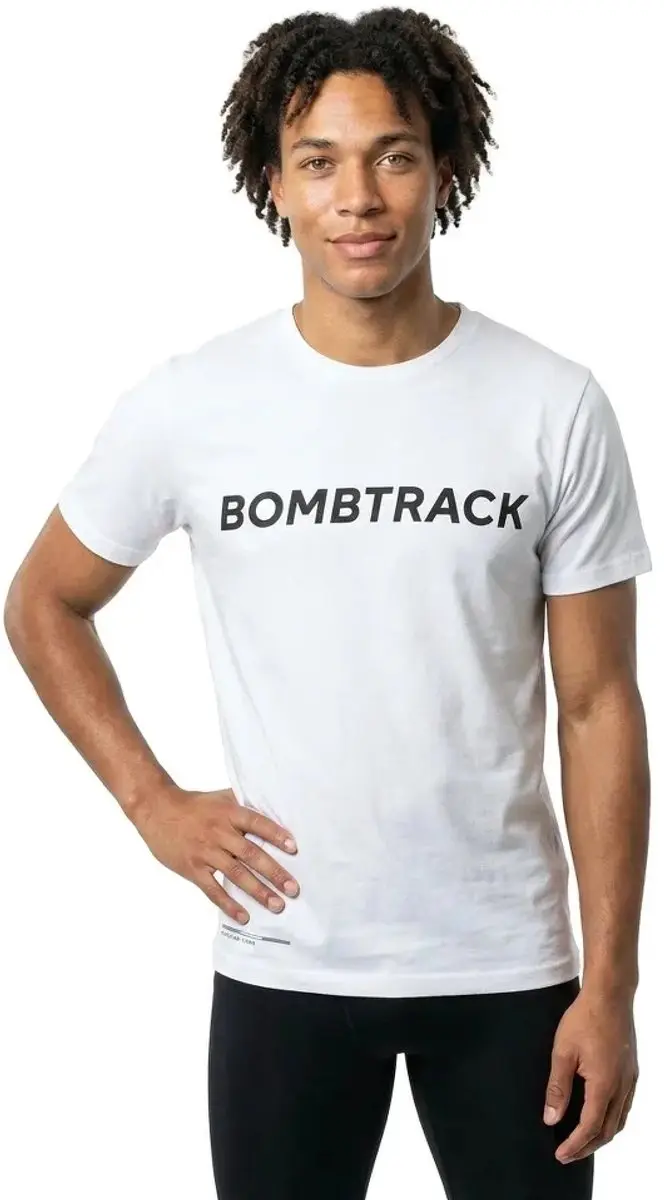 Bombtrack Logo T-shirt - Wit - afbeelding 5 van 6