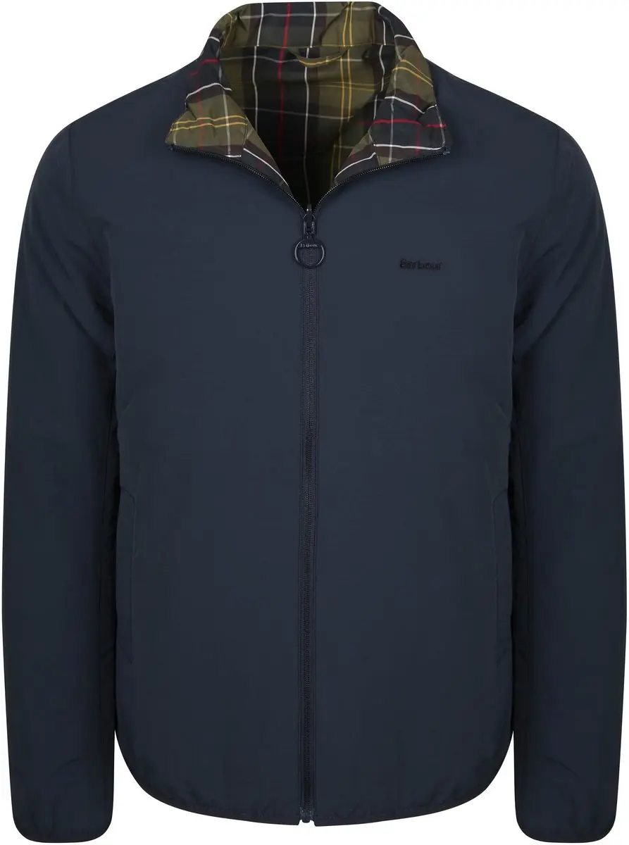 Barbour Reversible Korbel Jas Navy