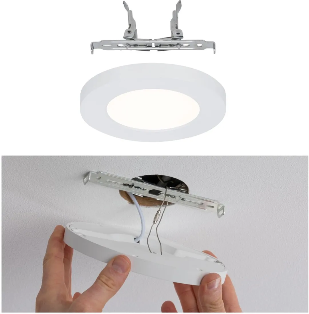 Paulmann LED-inbouwpaneel Cover-it Promo 4,5W 400lm - 116mm Wit mat