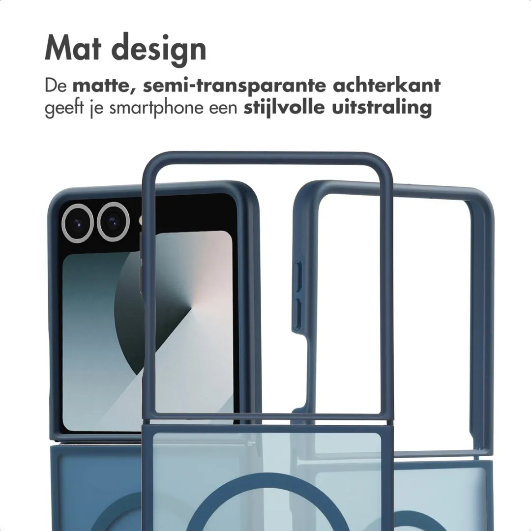 Imoshion Hoesje Samsung Galaxy Z Flip 7 - Donkerblauw MagSafe