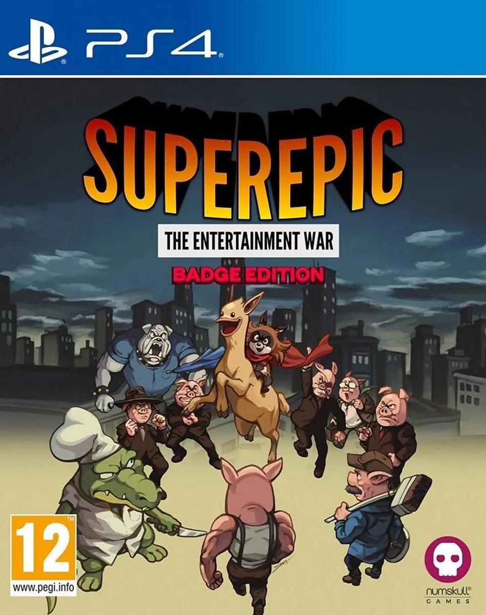 Numskull Games SuperEpic The Entertainment War Badge Edition