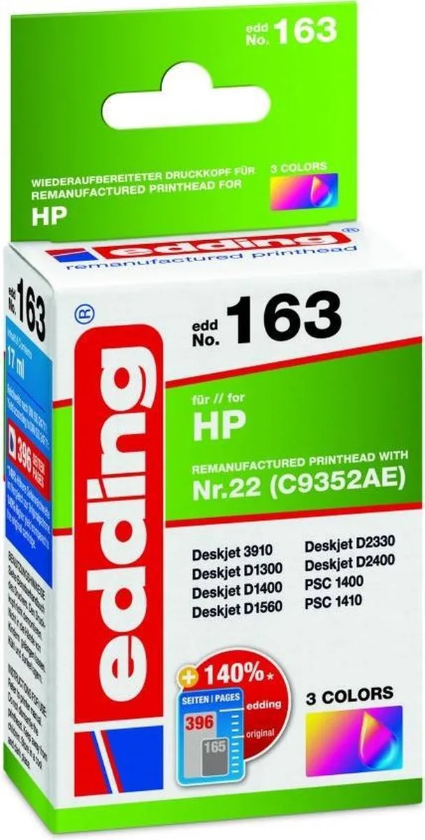 edding EDD-163 Inktcartridge CMY