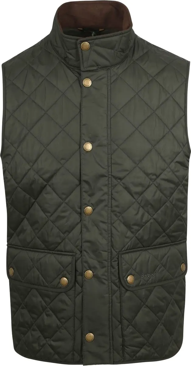 Barbour New Lowerdale Gilet Sage Groen - Maat XXL - Heren - Bodywarmers