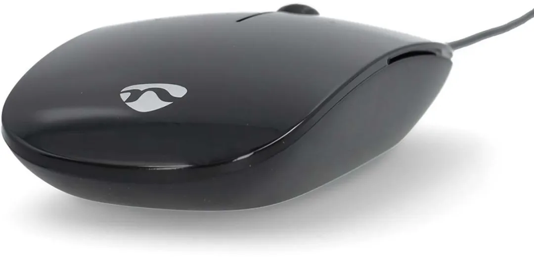 Nedis MSWD200BK Muis - Bedraad - 3 Knoppen - Zwart