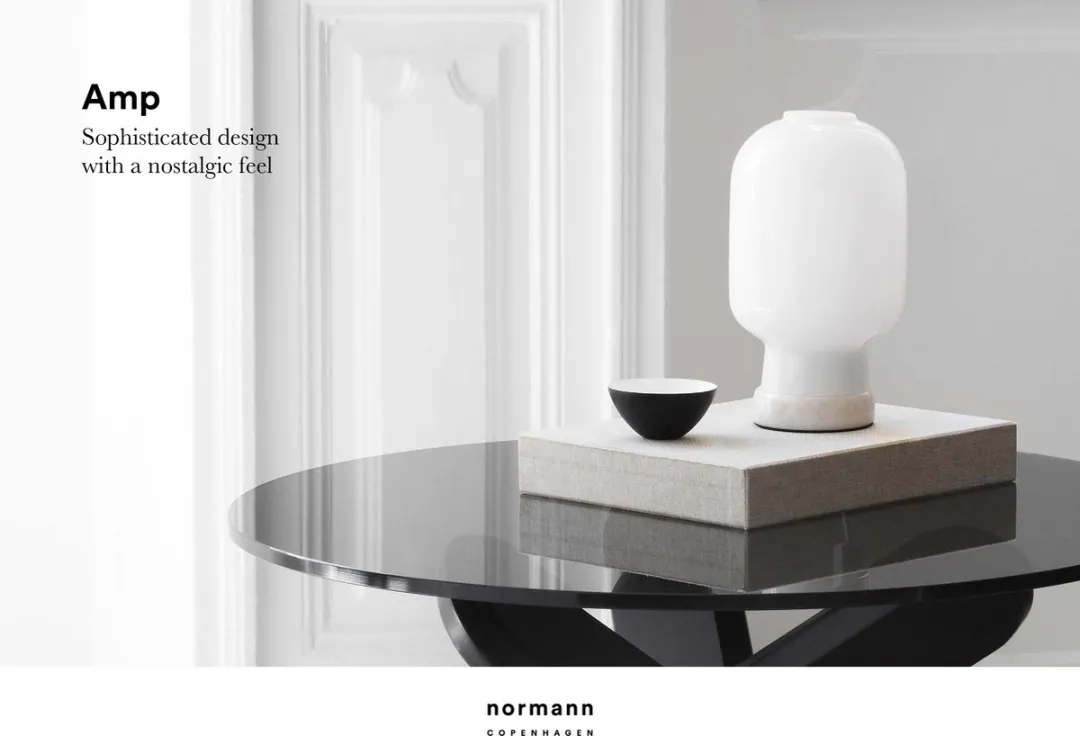 Normann Copenhagen Amp Table Lamp tafellamp wit