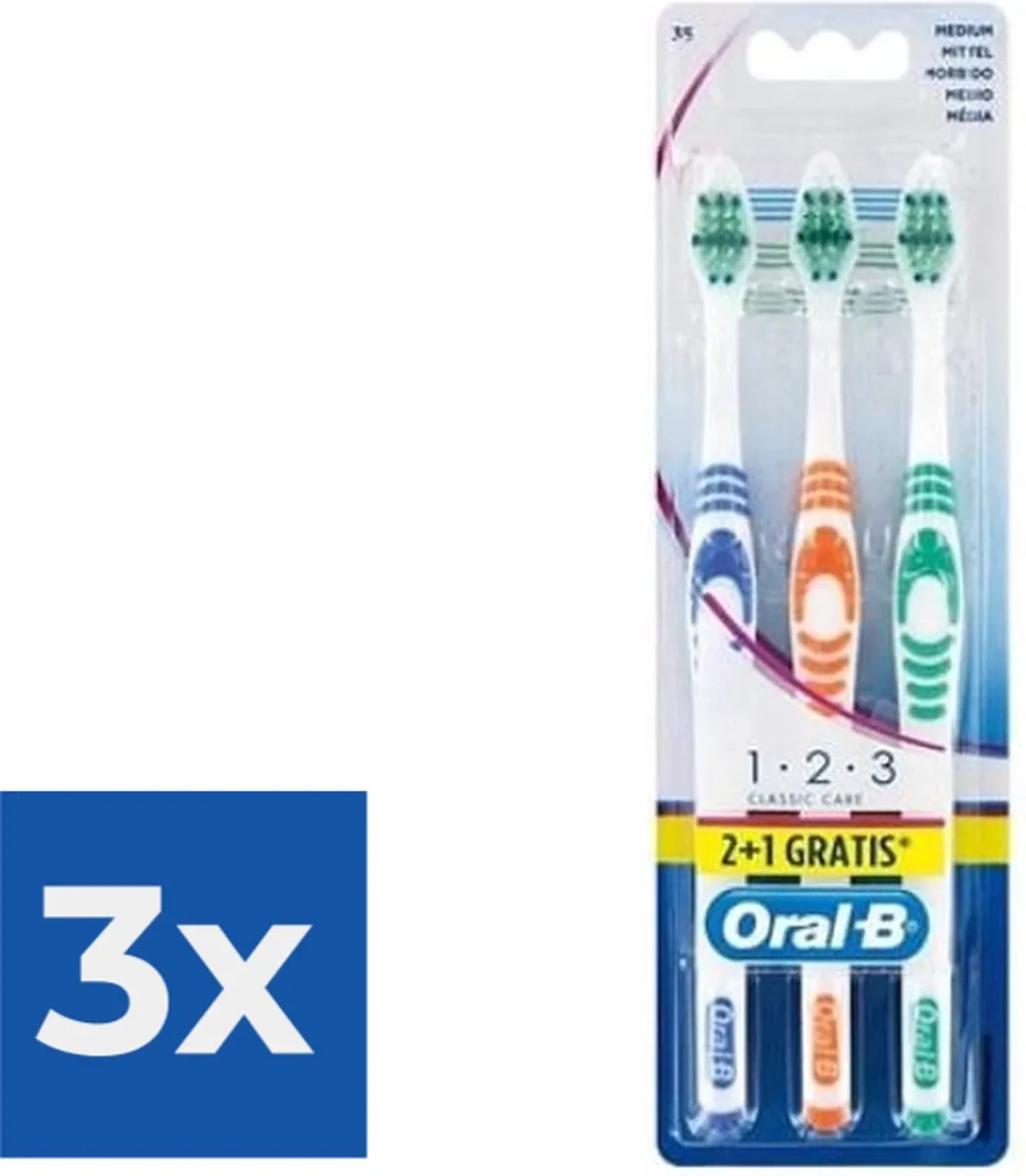 Oral-B Classic 123 Medium Tandenborstel