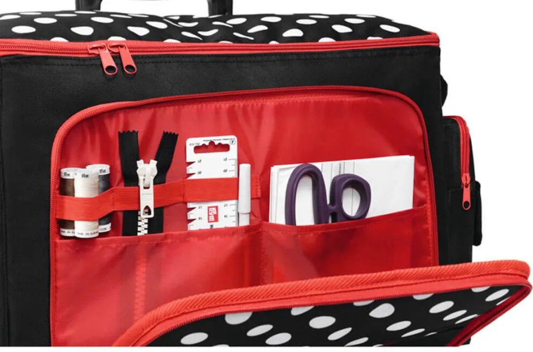Prym Polka Dots Naaimachine Trolley 44x22x36cm