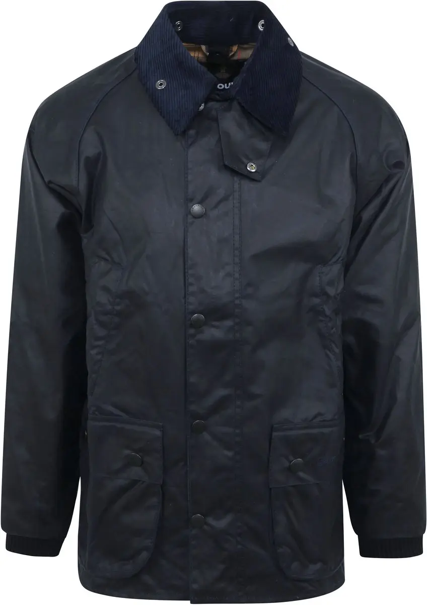 Barbour Bedale Wax Jas Donkerblauw - Maat 48 - Heren - Wax jassen