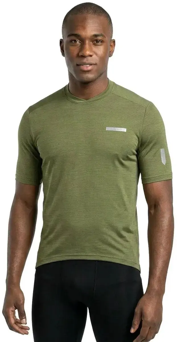 Q36.5 Adventure Tech Merino T-shirt Met Korte Mouwen Groen XL Man