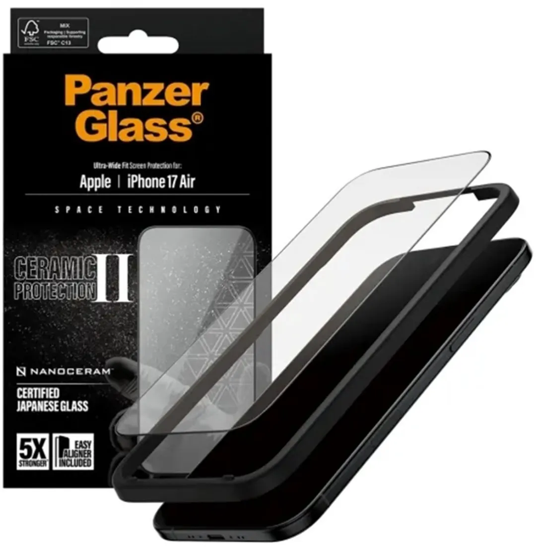 PanzerGlass Ultra Wide Fit iPhone Air Screenprotector - PG15958