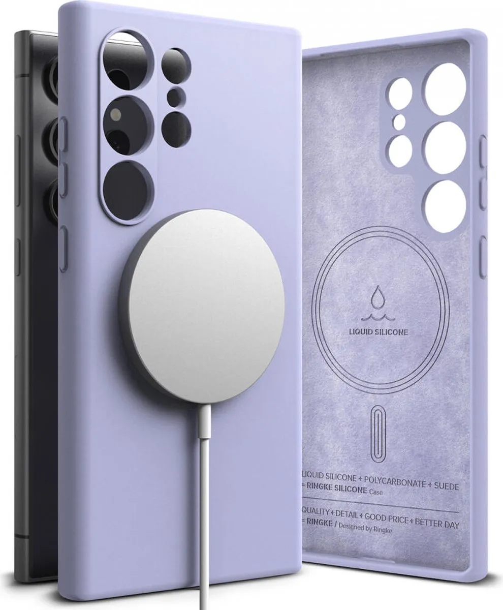 Ringke Silicone MagSafe Hoesje S24 Ultra
