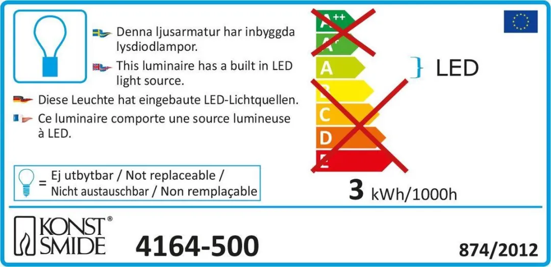 Konstsmide 4164 Snoerverlichting 40 Leds - 975cm - 24V - Multicolor