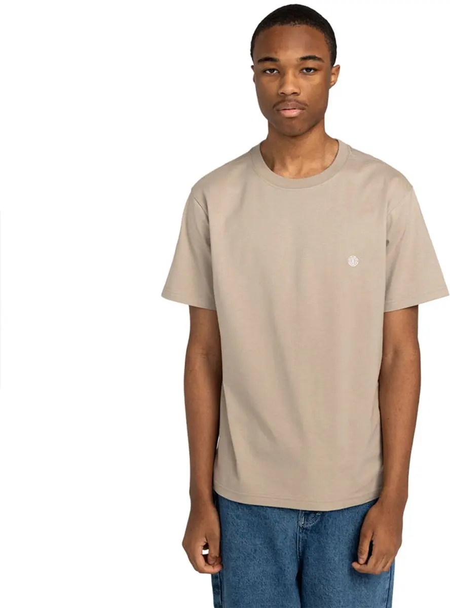 Element Crail T-shirt Met Korte Mouwen Beige XL Man