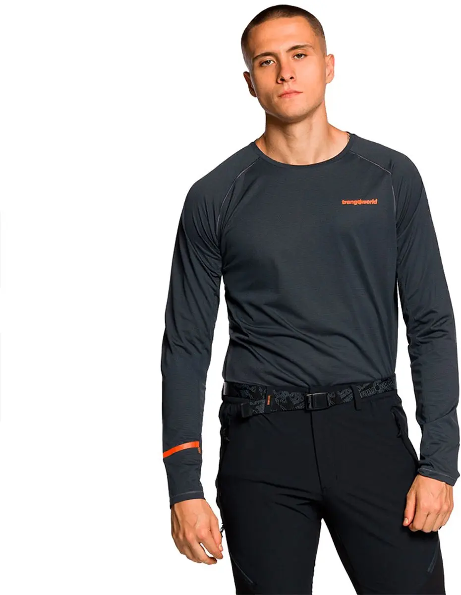 Trangoworld Rimont T-shirt Met Lange Mouwen Grijs 2XL Man