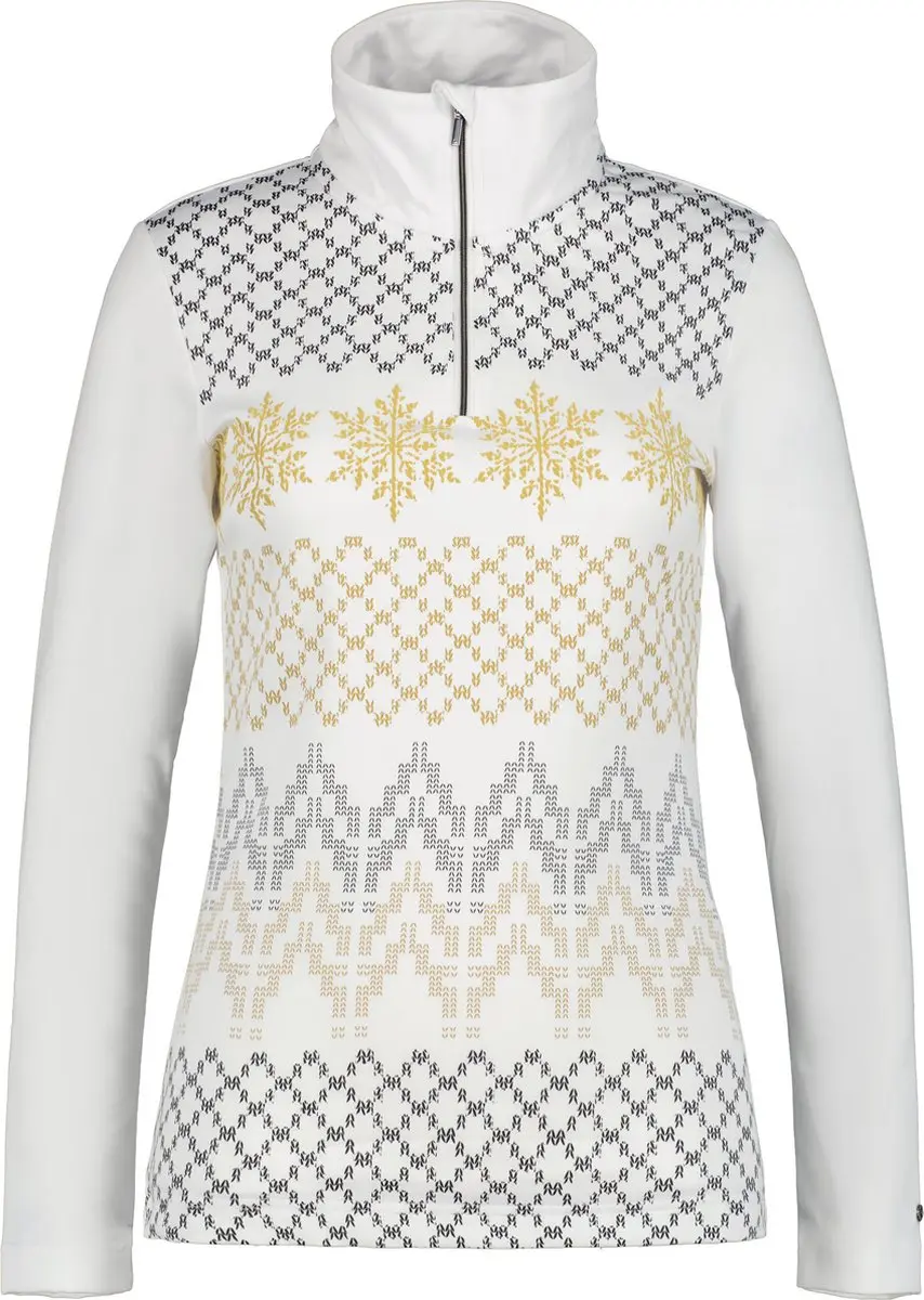 LUHTA PUOLAKKAVAARA WINTERSPORTPULLY Dames-Optic white-L