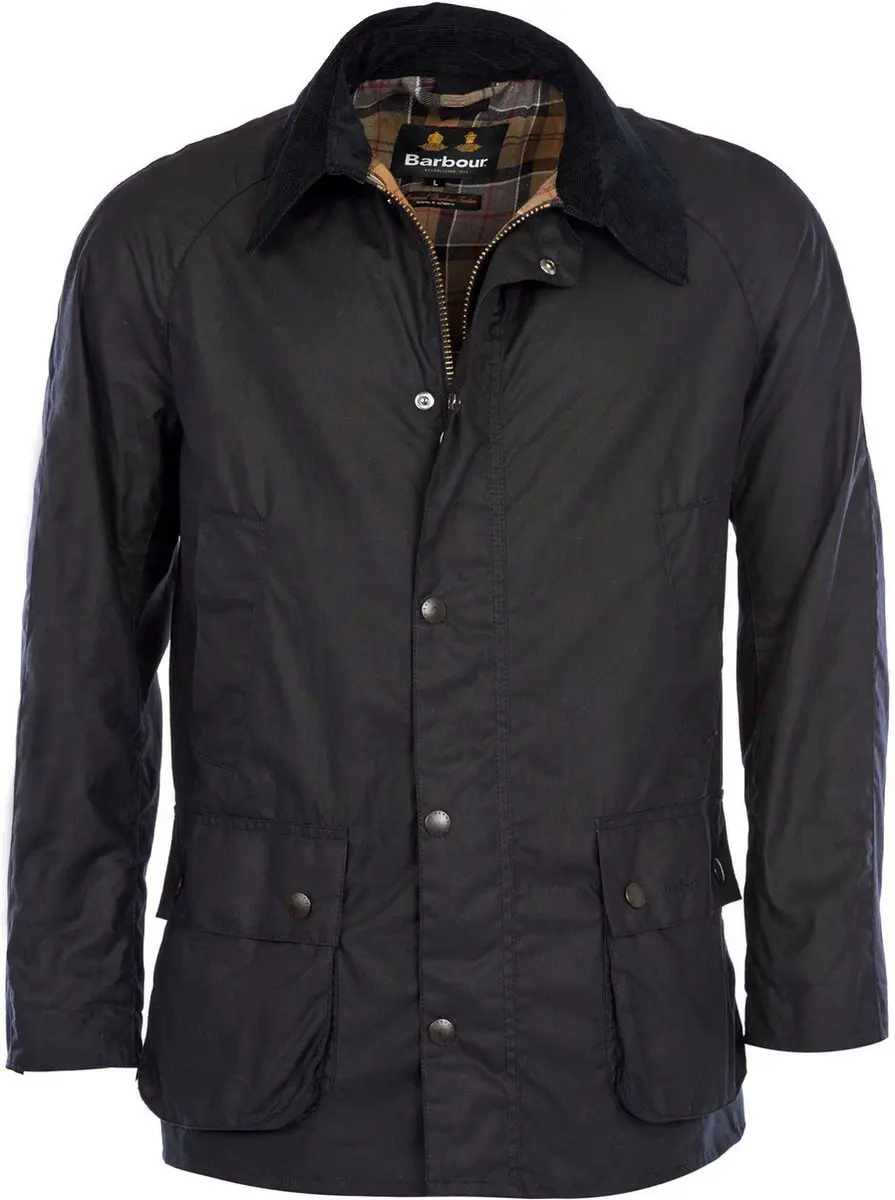 Barbour Ashby Wax Jas Navy - Maat 3XL - Heren - Wax jassen