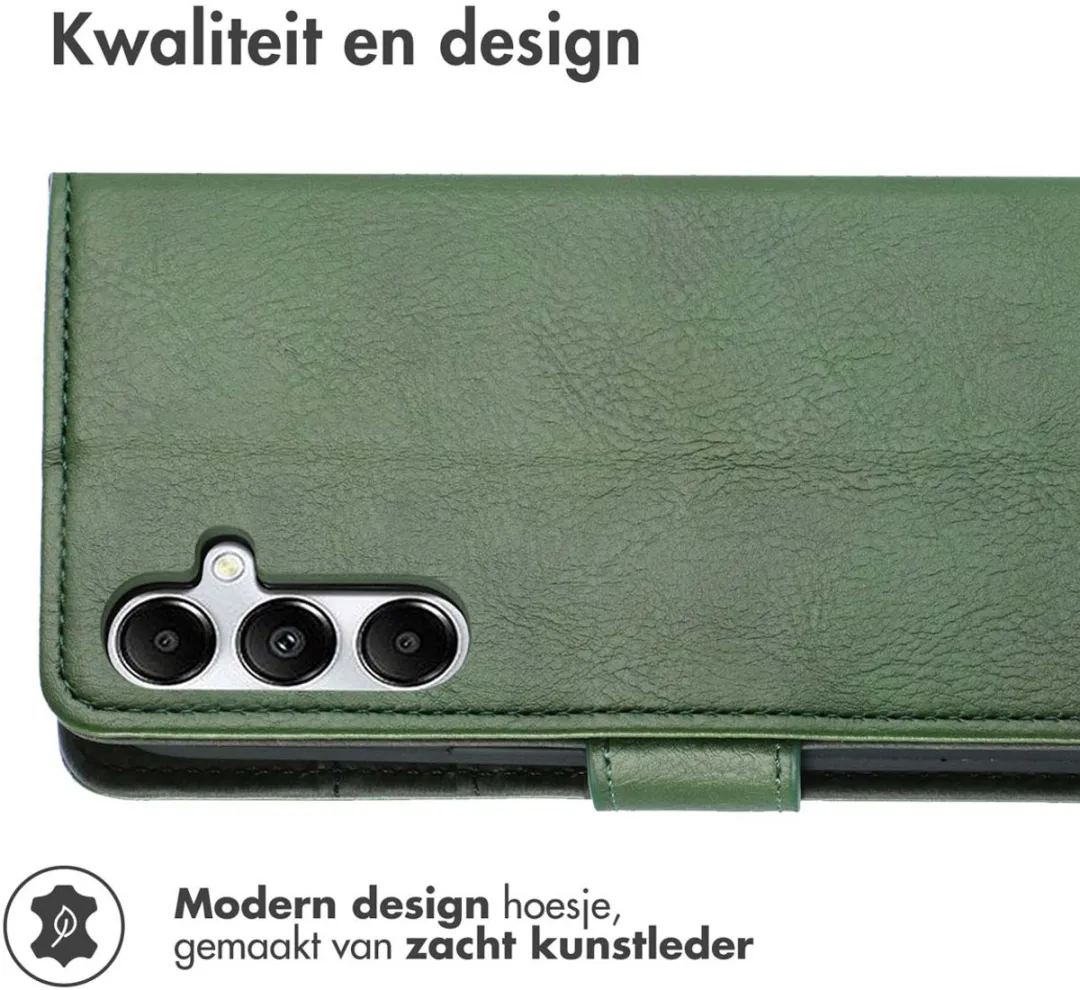 Imoshion Hoesje Samsung Galaxy A35 - Groen - 3 Pasjes