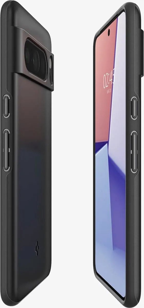 Spigen Thin Fit Hoesje ACS06325 Google Pixel 8 Pro - Zwart - afbeelding 6 van 6