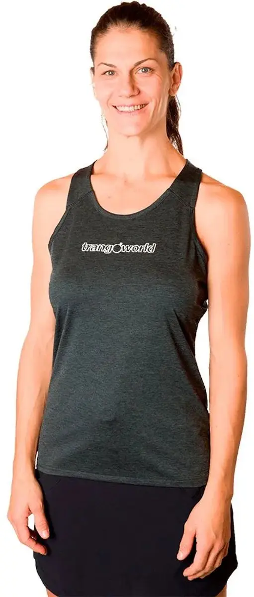 Trangoworld Arun Mouwloos T-shirt Zwart M Vrouw