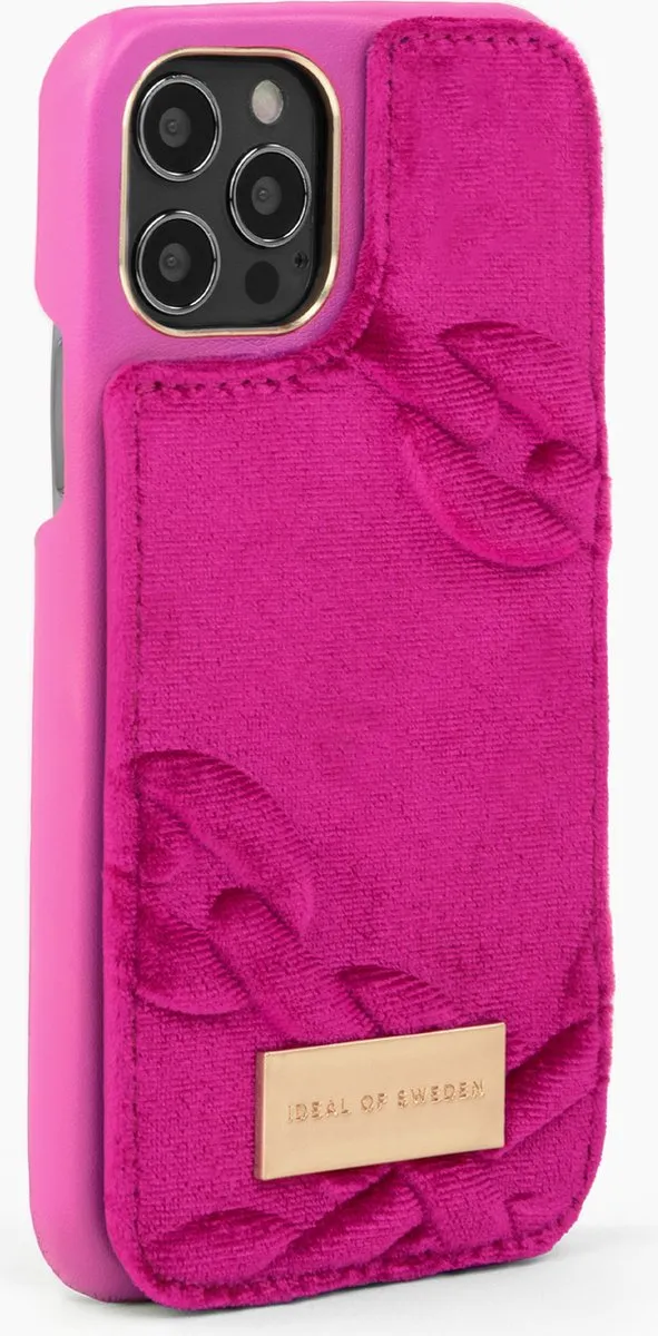 iDeal of Sweden Fashion Case Atelier iPhone 12/12 Pro Velour Hyper Pink