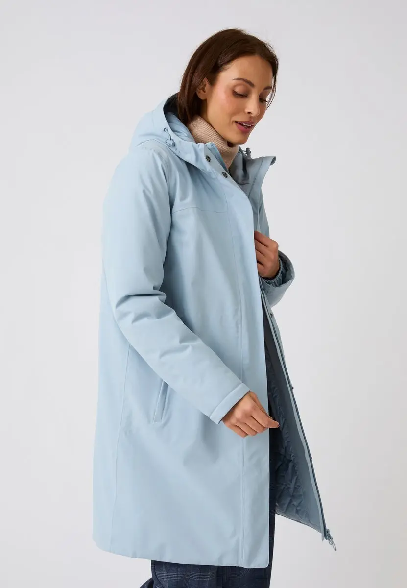 Damart - Parka RainProtect van Damart Thermolactyl - Dames - Grijs - 46-48 (L)