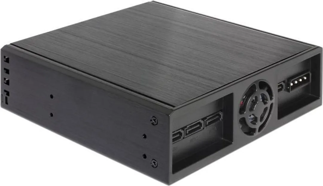 Delock 47220 Mobile Rack 4x 2,5" HDD/SSD - 5,25" Slot - Zwart - afbeelding 4 van 6
