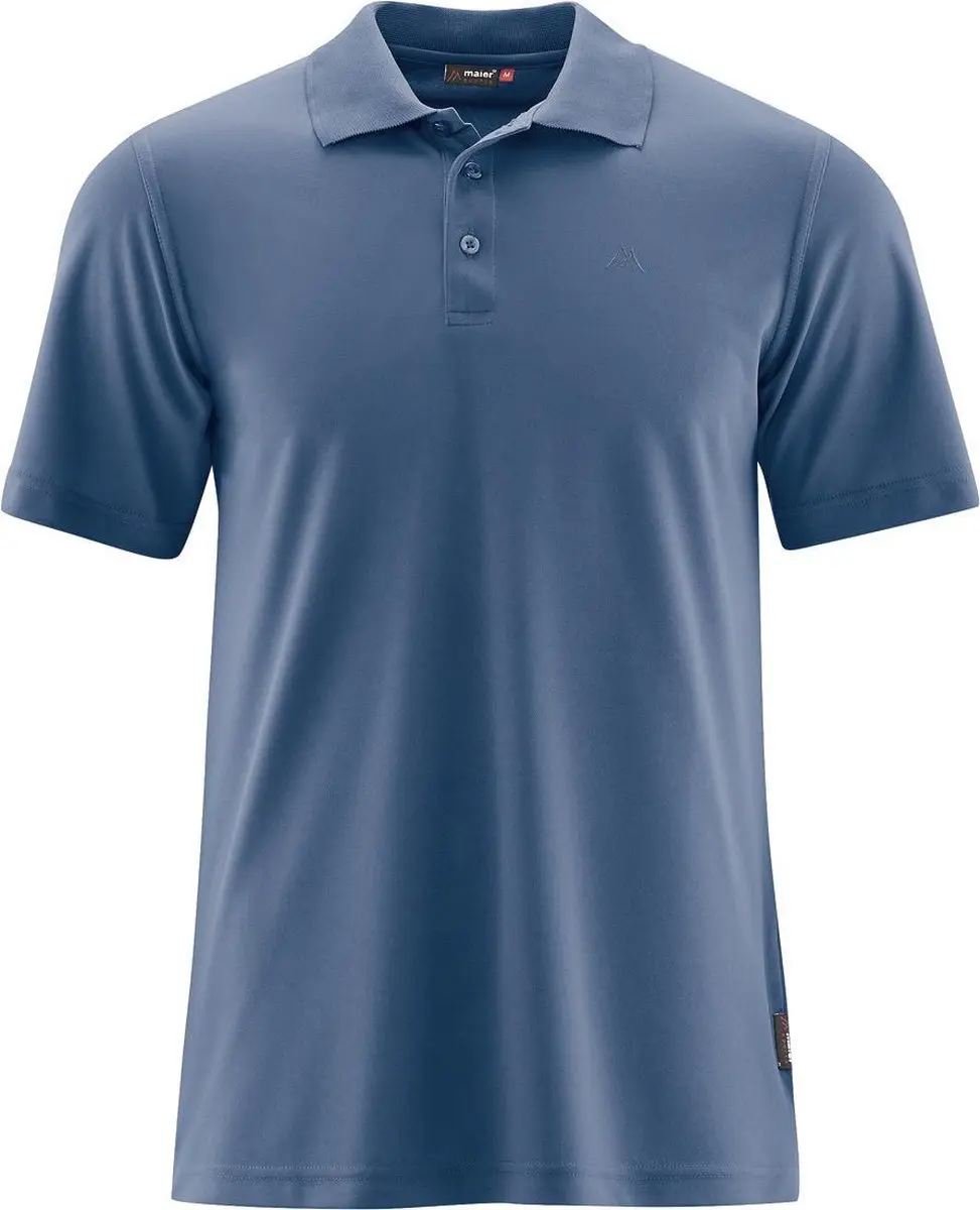 Maier Sports Ulrich t-shirt Heren blauw Maat L