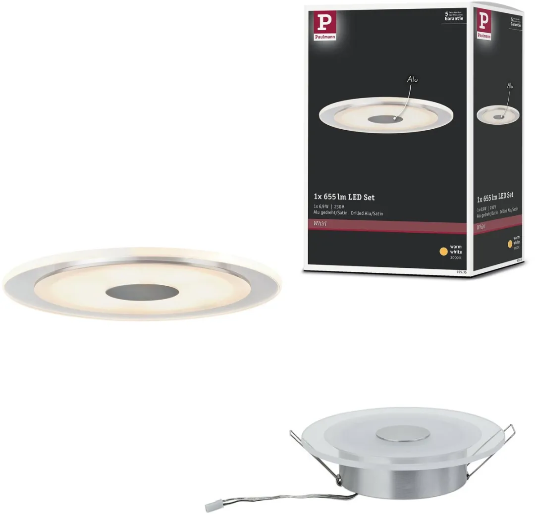 Paulmann Whirl LED Inbouwlamp 15cm 6,9W 450lm