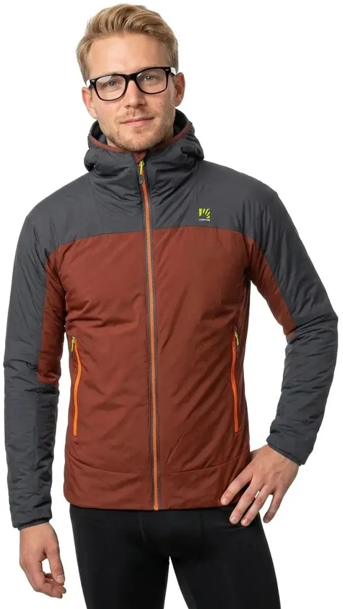Karpos Vinson Evo Waterdichte Jas - Mahogany/Woodland Gray - afbeelding 6 van 6