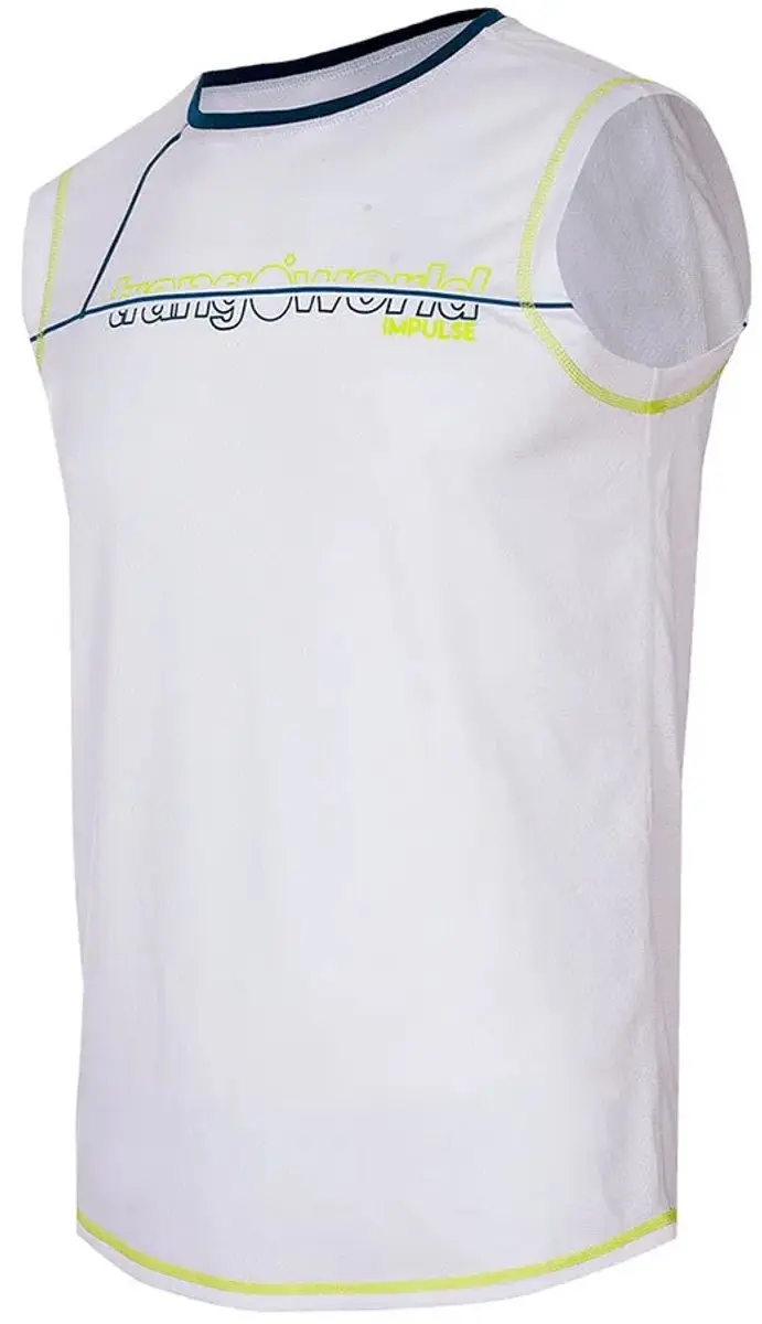 Trangoworld Bandama Mouwloos T-shirt Wit L Man
