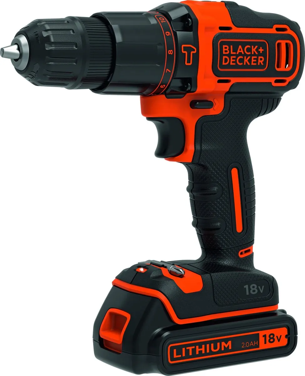 BLACK+DECKER BDCHD18K Accuklopboor 1500mAh