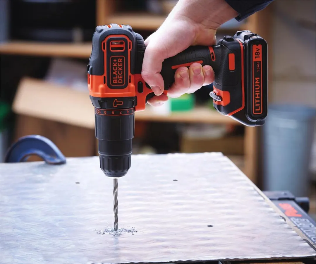 BLACK+DECKER BDCHD18K Accuklopboor 1500mAh - 25mm