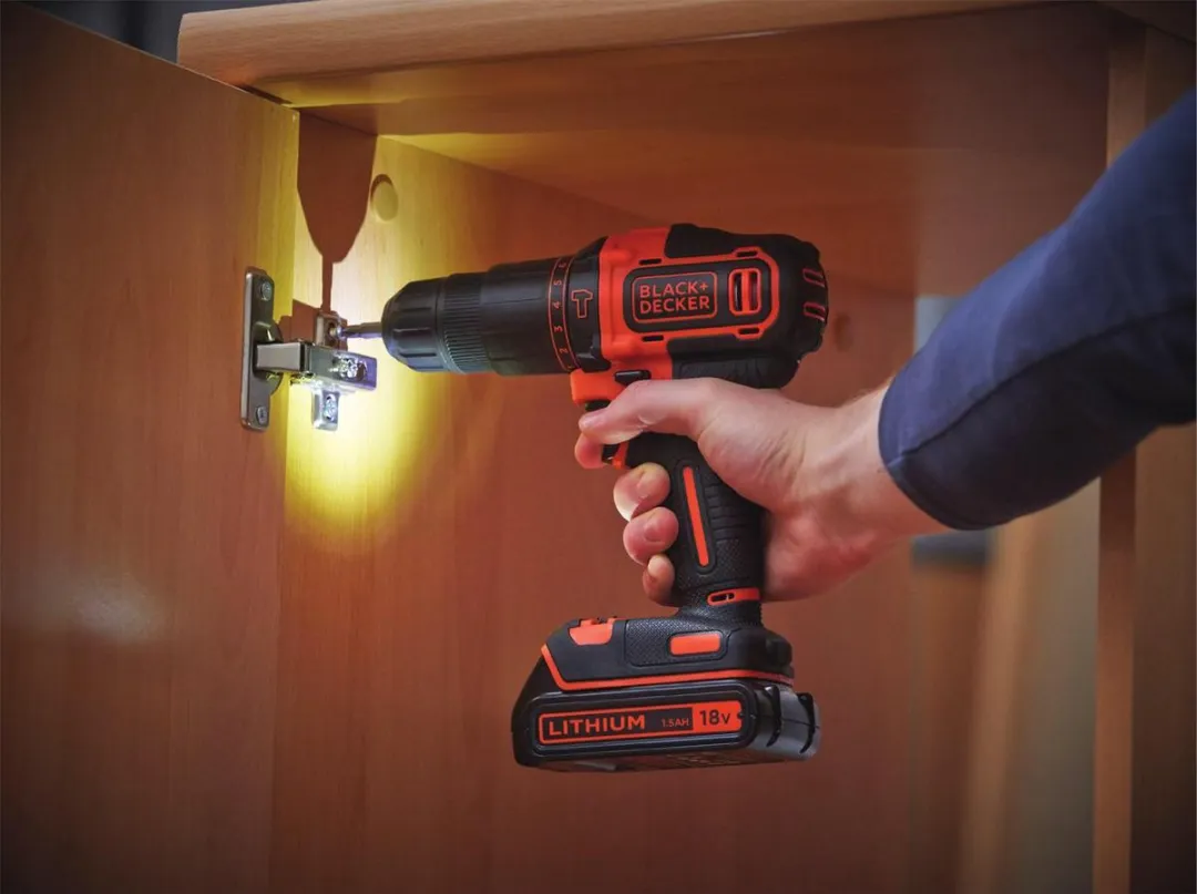 BLACK+DECKER BDCHD18K Accuklopboor 1500mAh - 25mm