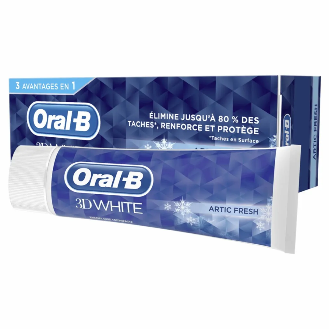 Oral-B Tandpasta 3D White Arctic Fresh 75ml - 12 Stuks
