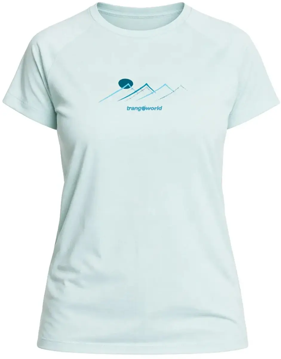 Trangoworld Mudgee Dames T-shirt - Witblauw - L - afbeelding 3 van 4