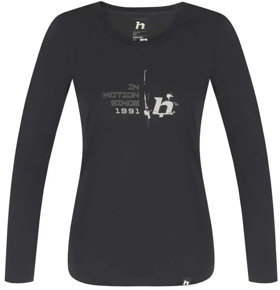 Hannah Etarah T-shirt Met Lange Mouwen Zwart 38 Vrouw