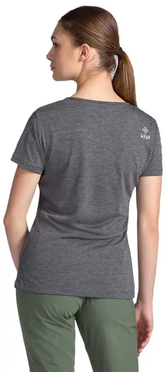 Kilpi Garove Dames T-shirt Korte Mouwen - Grijs - afbeelding 2 van 2