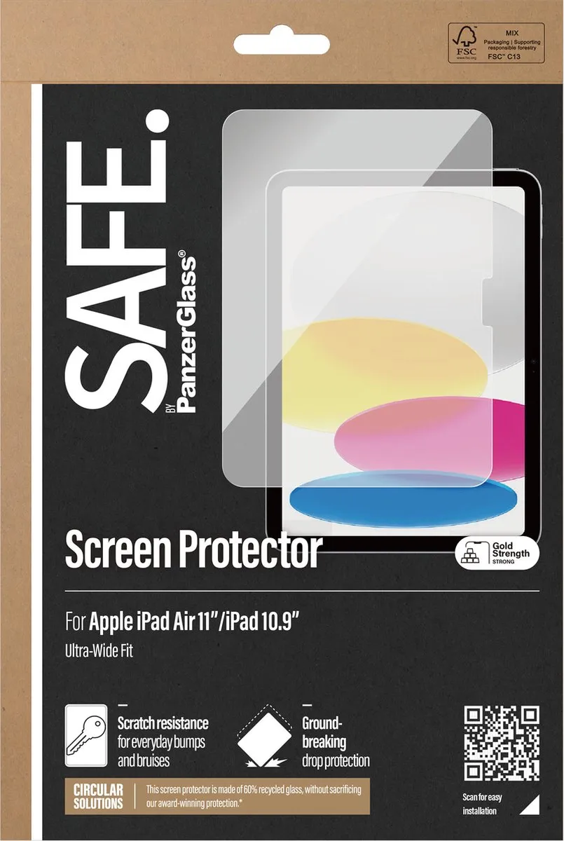 PanzerGlass PG-SAFE95858 Screen Protector - iPad 10.9/Air 11 Transparant