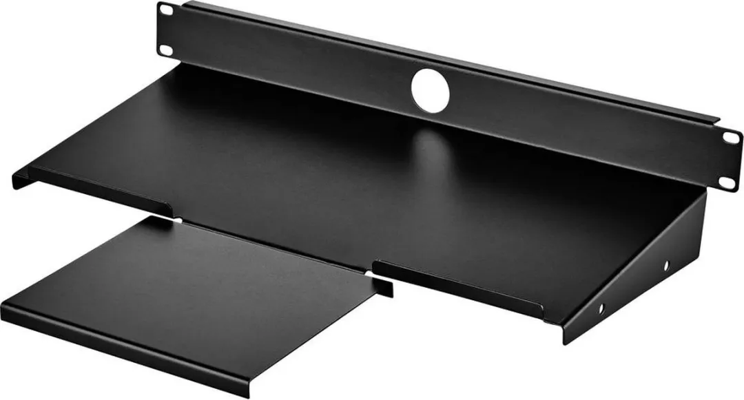 Renkforce RF-3429160 Apparaatbodem 19" - 1 HE - Zwart