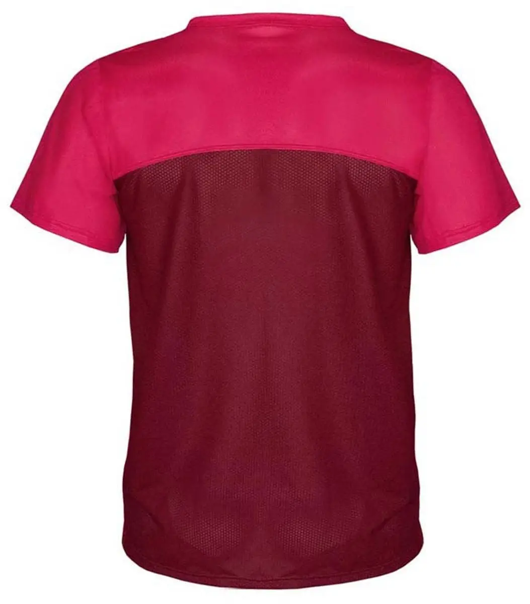 226ERS Color Block T-shirt Korte Mouw - Roze - L - afbeelding 2 van 6