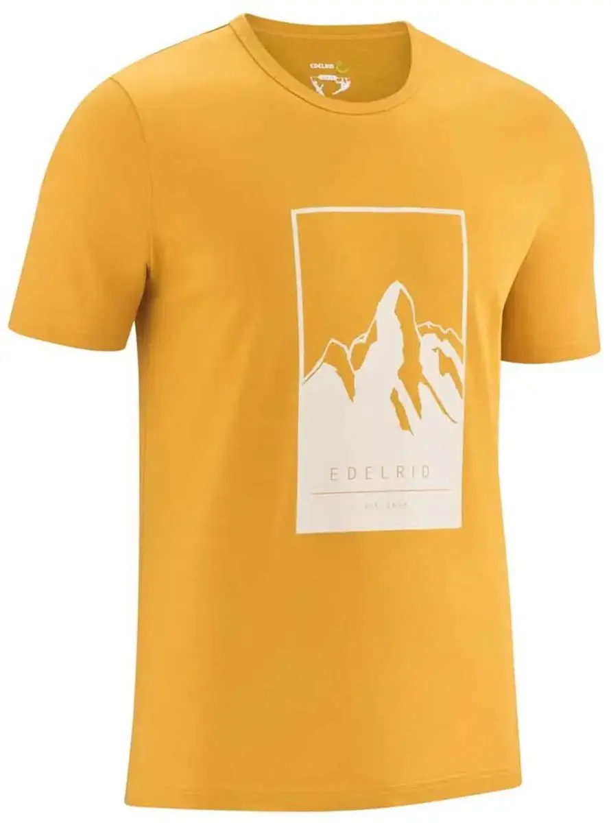 Edelrid Highball IV T-shirt Heren - Yellow Curry - S - afbeelding 5 van 6