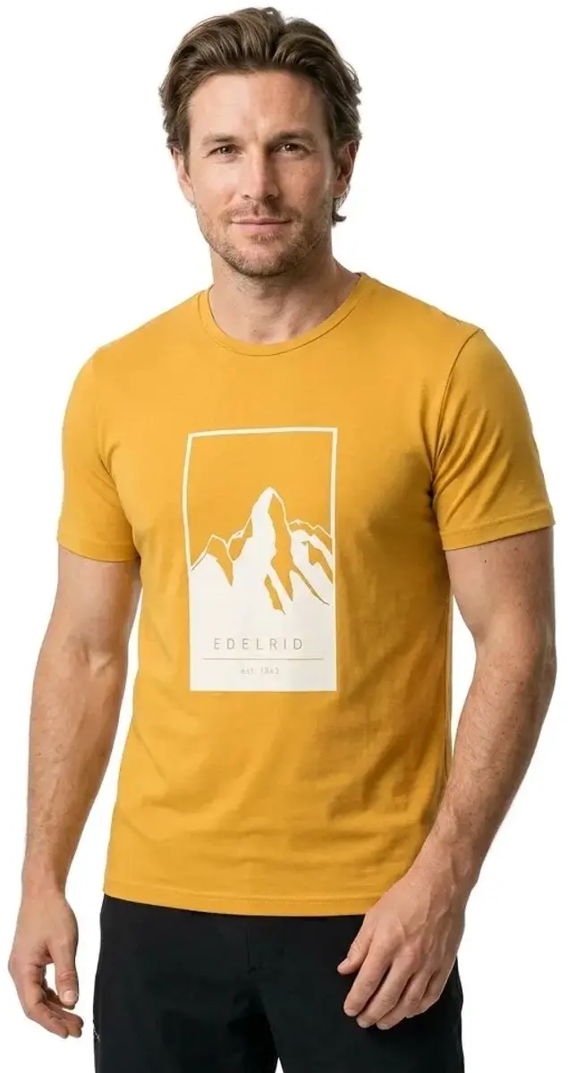 Edelrid Highball IV T-shirt Heren - Yellow Curry - S - afbeelding 4 van 6