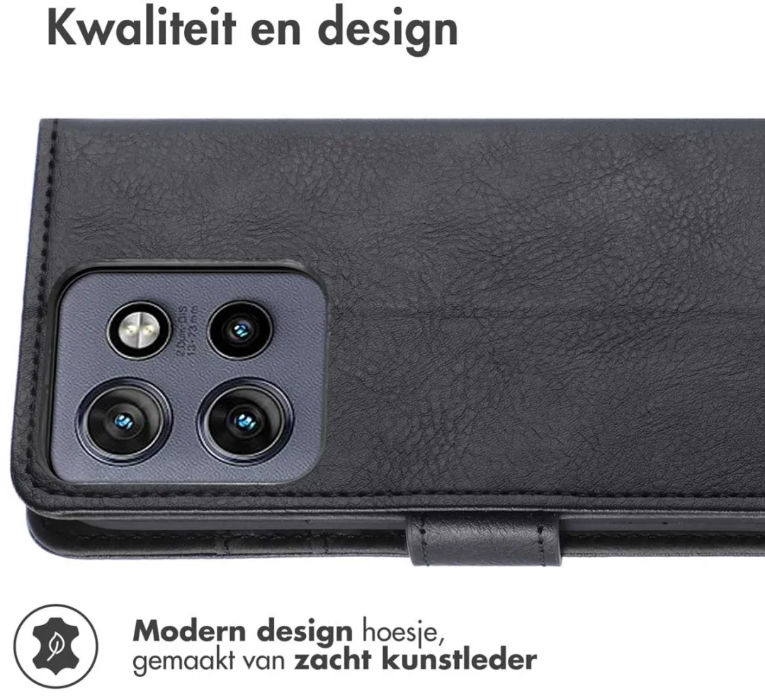 imoshion Hoesje Motorola Edge 60 Neo/50 Neo - 3 Pasjes - Zwart