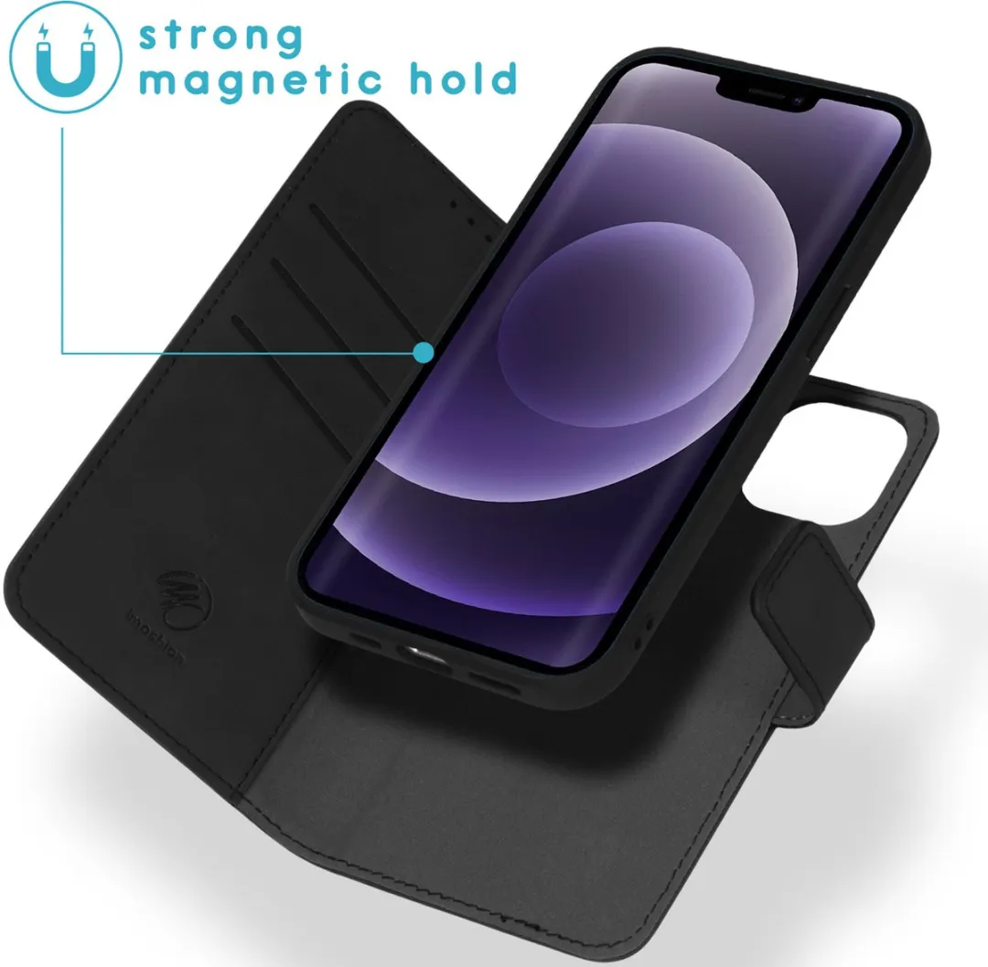 Imoshion Hoesje iPhone 13 2-in-1 Bookcase - 3 Pasjes - Zwart