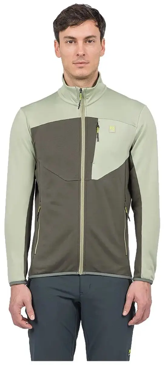 Karpos Bigontina Fleece Met Volledige Rits Groen L Man