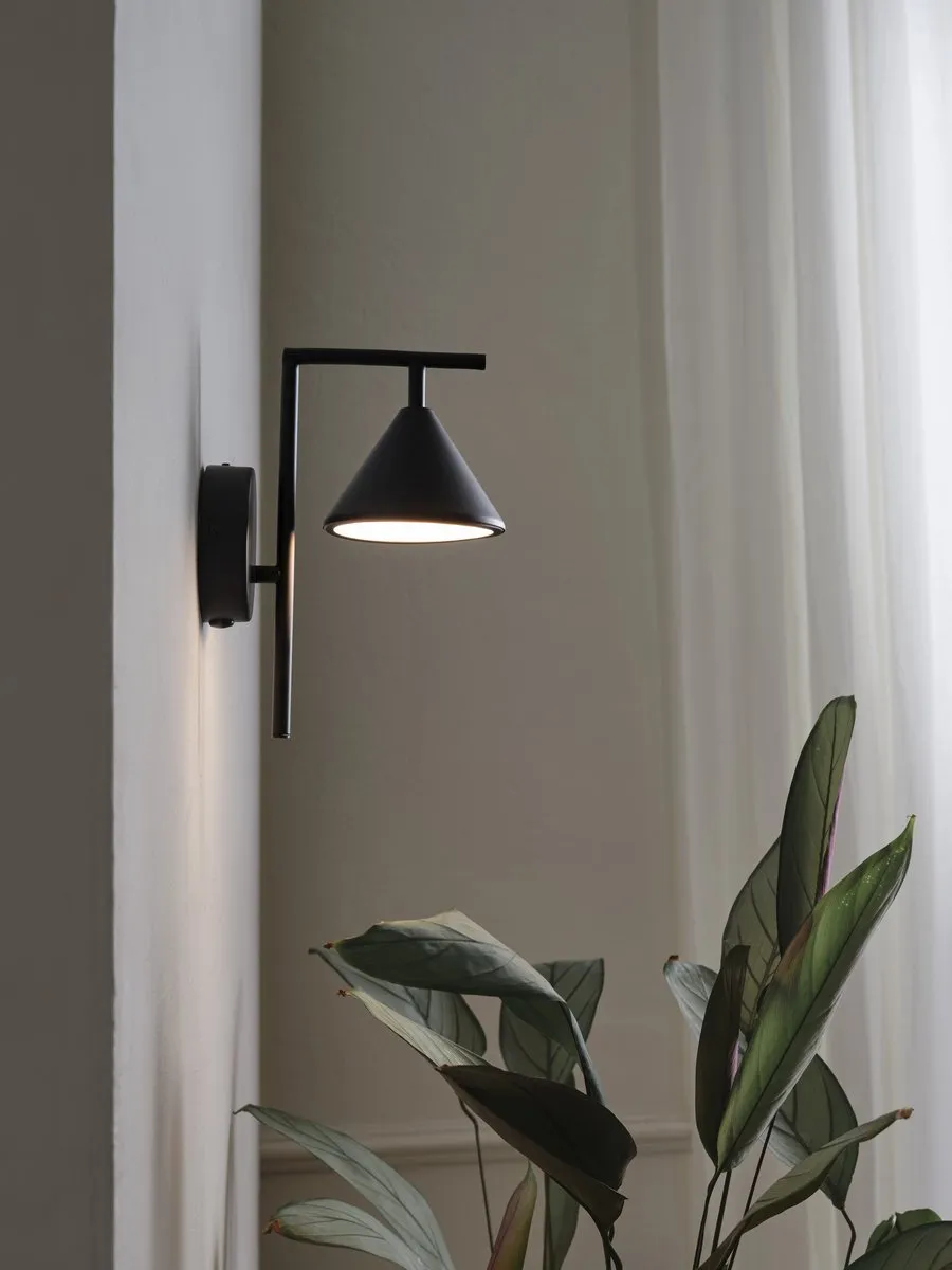 Osram Decor Fuji Wandlamp 5W Warm Wit - Zwart